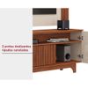 Bancada Com Painel Helo Bali/Cedro Dj Moveis