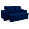 Sofa Viero Veludo Light Marinho J.A Estofados