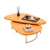 Mesa De Centro Petala Cedro Dj Moveis