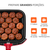 Air Fryer 5L Grand Family AFN-50RI C Time 1900w Vermelho/Inox Mondial 