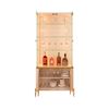 Cristaleira Liara Off White/Dourado Dj Moveis