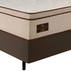 Cama Box Gazin Londres MolejoMolas Queen 1,58 x 1,98 Molas Ensacadas Bege