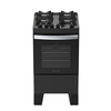 Fogão Atlas 4 Bocas Milão Fast Glass Preto
