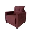 Poltrona Ja Estofados Maya - Veludo Malbec
