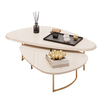 Mesa de centro DJ petala - Off-white/Off-White