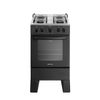 Fogão Atlas Milão Plus 4 Bocas Automático Mesa de Inox Bivolt - Preto