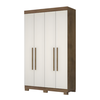 Roupeiro Josan Noronha 4 Pts Com Pe - Cinamomo/Off White