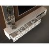 Painel Dj Lippi para TV 70 polegadas 100% MDF - Castanho/Off white