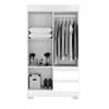 Guarda Roupas/Roupeiro Acp Maya 4 Portas MDP - Branco