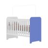 Berço Tuboarte Otto - Branco Azul Seco