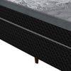 Cama Box Gazin Solteiro New York Hf Molejo  Molas Ensacadas Preto - Altura 0,65 Largura 0,88 Profundidade 1,88