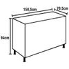Freezer Horizontal Fricon 503 litros HCED 503 C 220 Volts