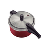 Panela de Pressão Tramontina Vancouver, Pré-Aluminio Com Revestimento Antiaderente, 6,0L, 24CM - Vermelho