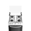 Fogão Atlas Milão Plus 4 Bocas Automático Mesa de Inox Bivolt - Branco