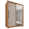 Guarda Roupas / Roupeiro Salleto Panama 2 Portas Com Espelho - Cinamomo