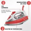 Ferro Mondial a Vapor Fvn-01O, 220v/60Hz - Vermelho