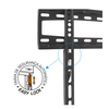 Elgin FIX600 - Suporte Fixo de Parede para TVs Planas e Curvas de 42'' a 86'' com Peso Máximo de 50kg