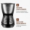 Cafeteira Mondial C-32-32X 220v/60Hz - Preta/Inox