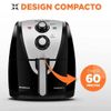 Fritadeira Elétrica Mondial Sem Óleo Air Fryer Family AFN40BI 4 L 220V, Preta
