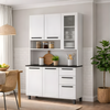Kit Itatiaia Florença 1,05 6 Portas 1 vidro - Branco