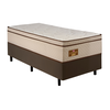 Cama Box Gazin Londres Solteiro, Molas Bluewave , Bege - Altura 0,71 x  Largura 0,88 x Profundidade 1,88 cm 