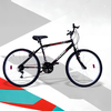 Bicicleta Cairu MTB Flash Aro 26 marchas 21 - Preto/Vermelho