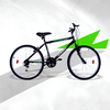 Bicicleta Cairu MTB Flash Aro 26 marchas 21 - Preto/Verde