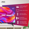 Smart Tv 43" Aoc Roku Em Led Wifi Full Hd - 43S5155/78