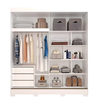 Roupeiro/Guarda Roupas Panam Ilheus 2 Portas com Slide Com kit espelho  - BRANCO