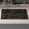 Cooktop Itatiaia Ess 5Q TC 127/220V PTO