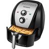 Fritadeira Elétrica Mondial Sem Óleo Air Fryer Mondial Mega Family AFN-80-BI 8L - Preta/Inox