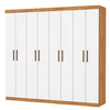 Roupeiro/Guarda Roupas Carioca Moveis Rubi 8 Portas 4 Gavetas Plus - Pe Cin-Br