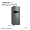 Refrigerador/Geladeira Midea Frost Free Inverter Duplex Inox - MD-RT533EVD462 220V