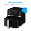 Fritadeira Air fryer AFG80Gran Fry 8 Litros 1.900W Preta, Grelha Removível