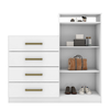 Comoda Demobile Aurea 2 Portas e 4 Gavetas - Branco 