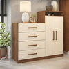 Comoda Demobile Aurea 2 portas e 4 gavetas - Amendola/off-white