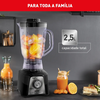 Liquidificador Arno Power Mix Limpa Facil 700W 5 Velocidades Preto - 220V