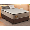 Cama Box Gazin  Twins Casal Molejomolas Ensacadas Linho Castor - Altura 0,72 Largura 1,38 Profundidade 1,88 cm