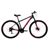 Bicicleta Cairu Lotus CRX Aluminio aro 29 quadro 17.5, Preto/Vermelho