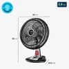 Ventilador Mondial, 40CM, Repelente Liquido, 220V/60Hz, Super Turbo Tech - VTX-40-8P