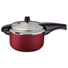 Panela de Pressão Tramontina Vancouver, Pré-Aluminio Com Revestimento Antiaderente, 6,0L, 24CM - Vermelho