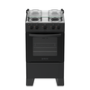 Fogão Atlas Milão Plus 4 Bocas Automático Mesa de Inox Bivolt - Preto