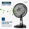 Ventilador Mondial 30Cm VT-30-NB 220V/60Hz Turbo