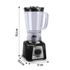 Liquidificador Arno Power Mix 2.4L 700W 220V 3 Velocidades LQ18/19 - Preto
