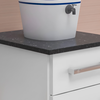 Balcão Nicioli Isis Simples - Branco/Branco UV