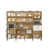 Kit Cozinha Nicioli Hortela - Freijo/Off White Cristal Pta Fechada