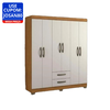 Guarda Roupas / Roupeiro Josan Light Plus 06PTS Com Pé - Camel/Off White