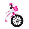 Bicicleta Cairu MTB ABS C-High Pro Aro 16 Feminina - Branco/Pink