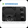 Cooktop Itatiaia Ess 4Q 127/220V - Preto
