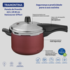Panela de Pressão Tramontina Vancouver, Pré-Aluminio Com Revestimento Antiaderente, 4,5L, 20CM - Vermelho